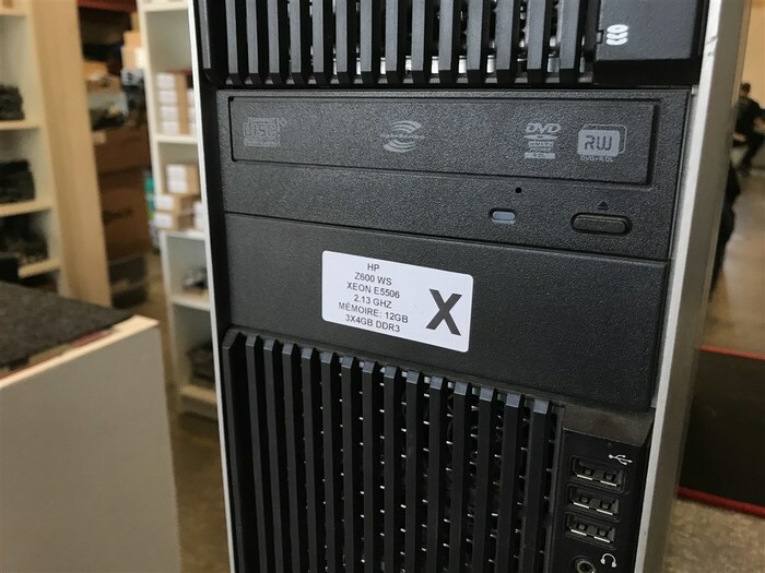 EN SPECIAL 200$ HP Z600 WORKSTATION XEON 12GB 250GB