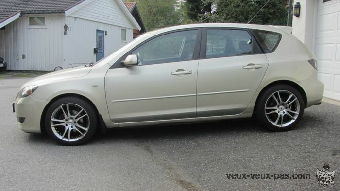 Mazda 3 1,6 105hk Confort, agréées par l'UE jusqu'en juillet 2019! 2005, 355 244 km