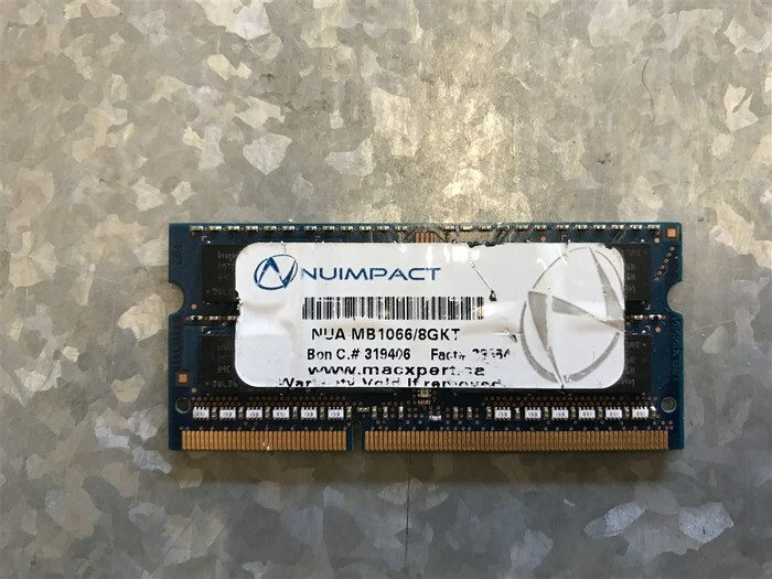 MEMOIRE POUR LAPTOP ET APPLE 4GB DDR3 1333/1667MHZ RAM