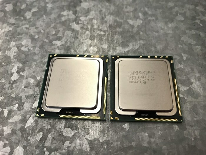 PAIR PROCESSEUR CPU INTEL XEON 6 CORE 12 THREADS X5670 2.93GHZ