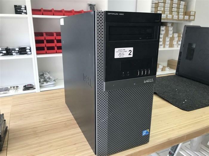 TOUR PC DELL OPTIPLEX 960 CORE 2 DUO E8600 3.33GHZ 4GB 250GB