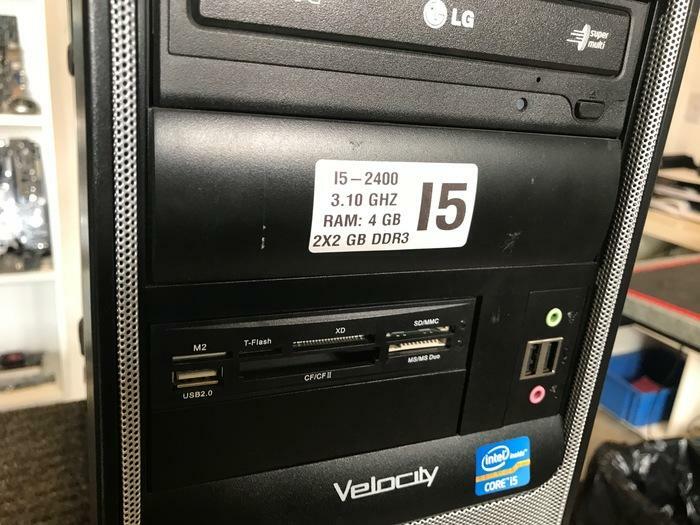 TOUR PC VELOCITY INTEL CORE I5-2400 3.10GHZ 4GB