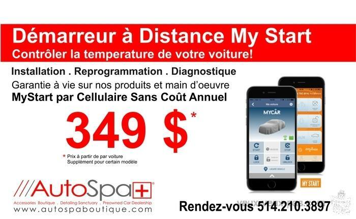 VENTE - INSTALLATION - REPARATION - REPROGRAMMATION DEMARREUR A DISTANCE 514 210 3897