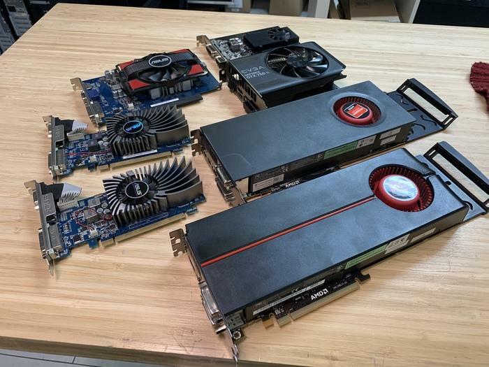 CARTE VIDEO NVIDIA GTX 750TI RADEON HD6870/ HD5870 GT620 GT520 GT630