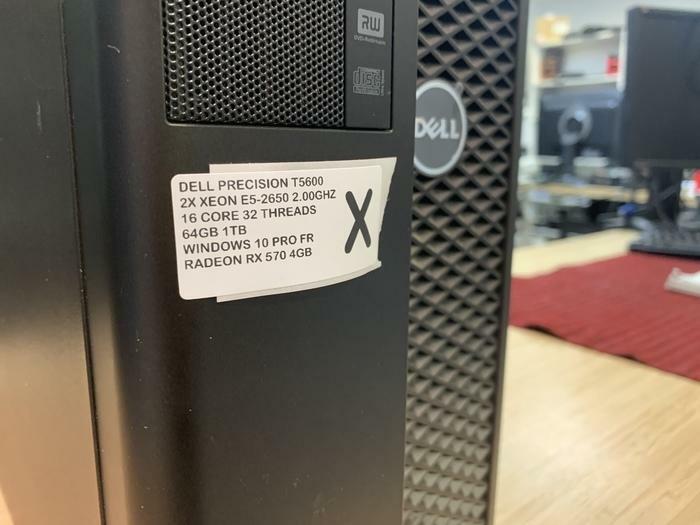 DELL PRECISION T5600 2X XEON E5-2650 16 CORE 32 THREADS 64GB