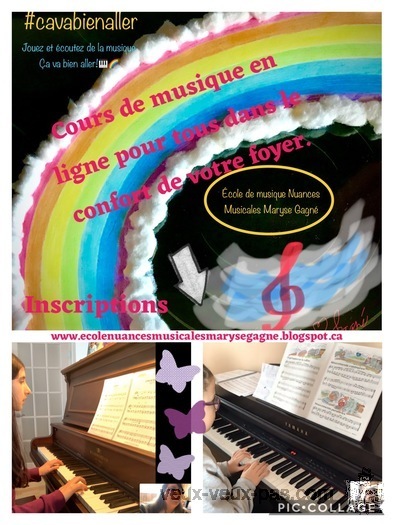 Cours de piano, clavier