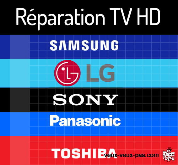 Réparation à domicile de téléviseurs HD