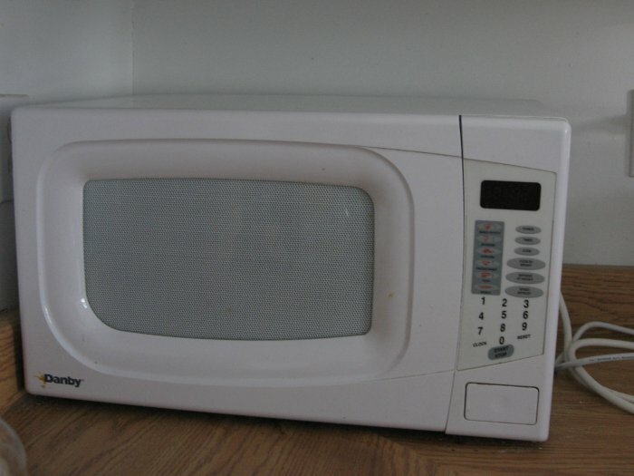 A microwave Costco $ 25!