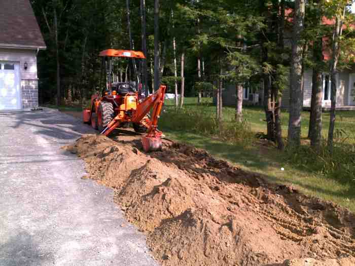 Terrassement Mini Excavation Top Soil