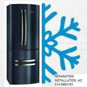 REPARATION REFRIGERATEUR ELECTROMENAGERS APPLIANCE REPAIR MONTREAL