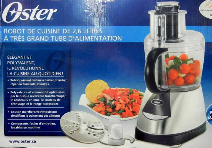 Oster set of 2: 11 cup food processor and 3 cup mini-chopper