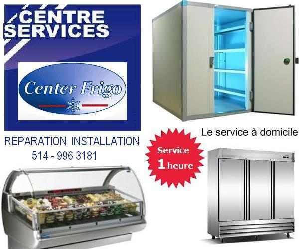 REPAIR INSTALLED FRIDGE REFRIGERATOR AIR CONDITIONER REPARATION REFRIGERATEUR THERMOPOMPE MONTREAL