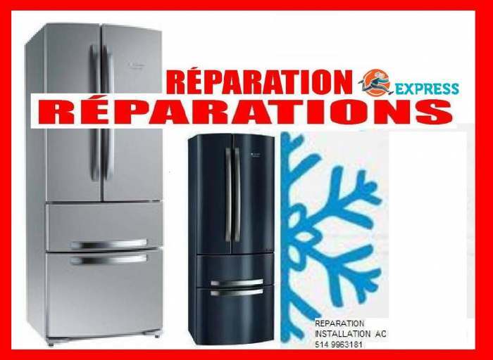 REFRIGERATEUR FRIGO FRIGIDAIRE FRIDGE REFRIGERATOR REPARATION REPAIR EXPRESSS