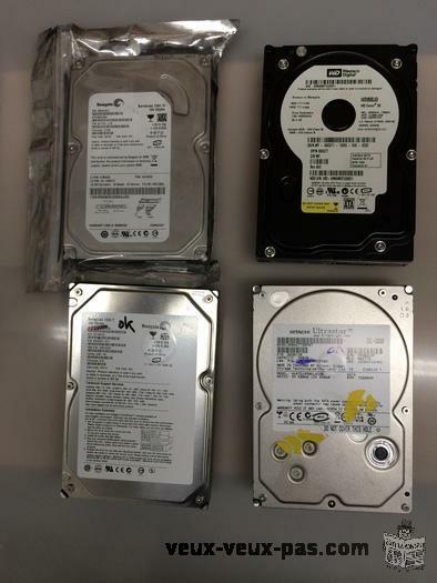 VEND DISQUES DURS 80, 120, 160, 250 320, 400, 500 GB SATA/IDE