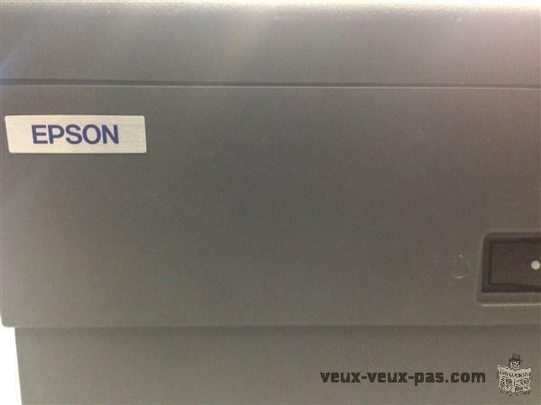 IMPRIMANTE LASER EPSON EN BON ETAT BLANCHE/NOIR