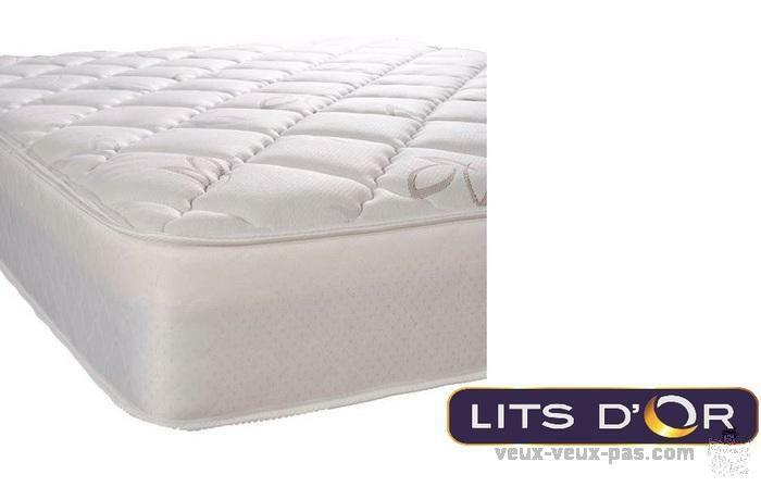 Matelas et sommier orthopédique double pour seulement 249$