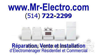 Appareils électroménager Mr-Electro.ca / A Vaillancourt Enr. 514 722-2299