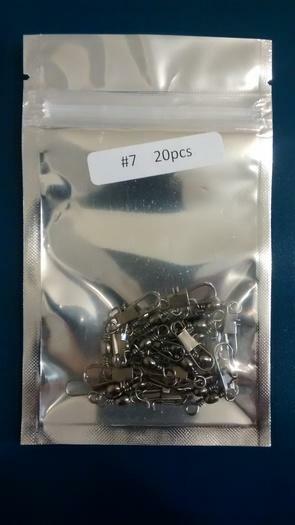 Brass Barrel Swivels With Interlock Snap.bulk batch lot 100 pcs