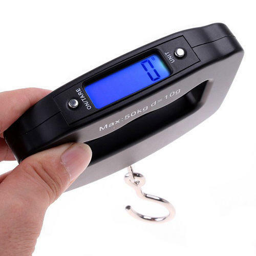 WEIGHT SCALE HAND GRIP ELECTRONIC LCD Weight portatif 50 kgs