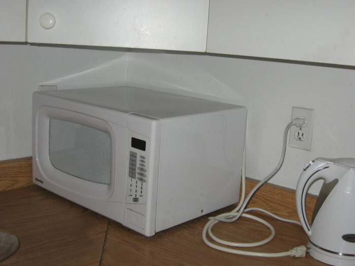 A microwave Costco $ 25!