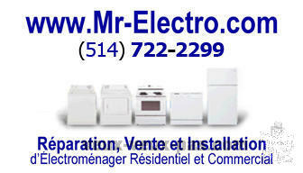 Appliance Service Technicians Mr-Electro.ca / A Vaillancourt 514 722-2299