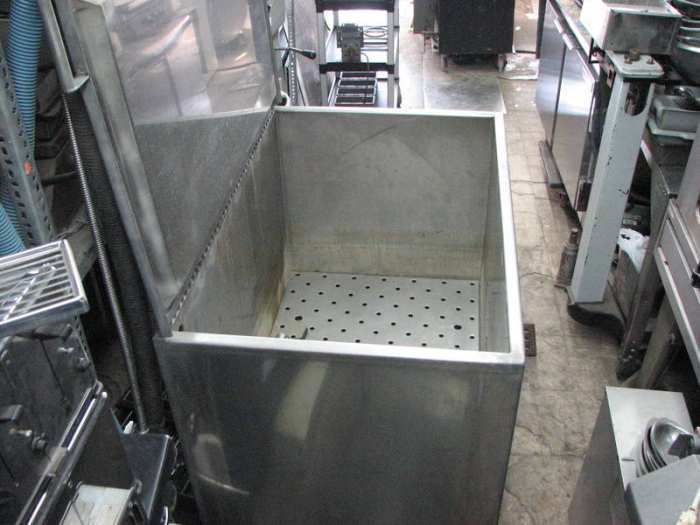 BASIN FOR COOKING GAS STAINLESS STEEL