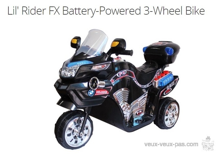 Lil' Rider FX Battery-Powered 3-Wheel Bike