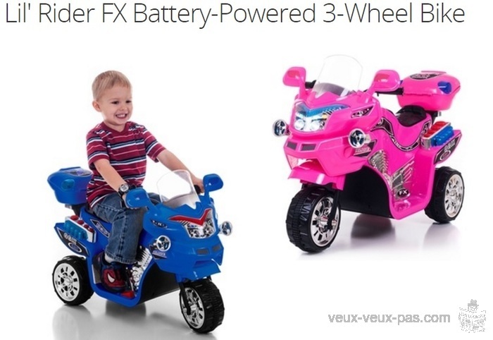 Lil' Rider FX Battery-Powered 3-Wheel Bike