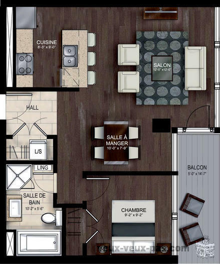 Luxury apartment - New construction – Downtown MTL. Square-Victoria Metro