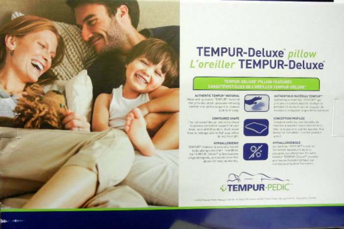 Tempur- Deluxe pillow Standard Size (NEW