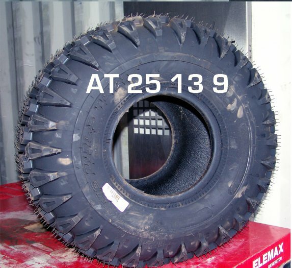 Tire 25 13 9 John Deere GATOR