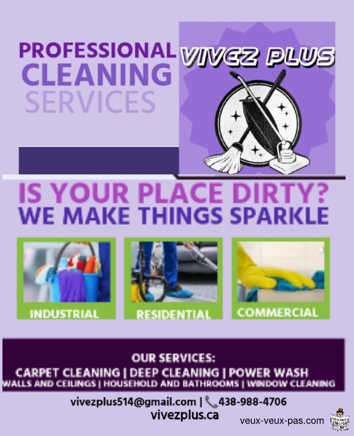 VIVEZ PLUS CLEANING SERVICES