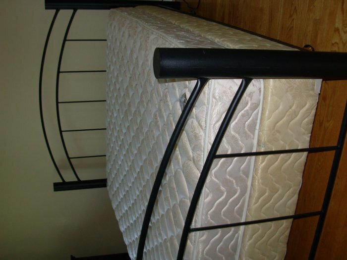 bed frame, mattress & box spring