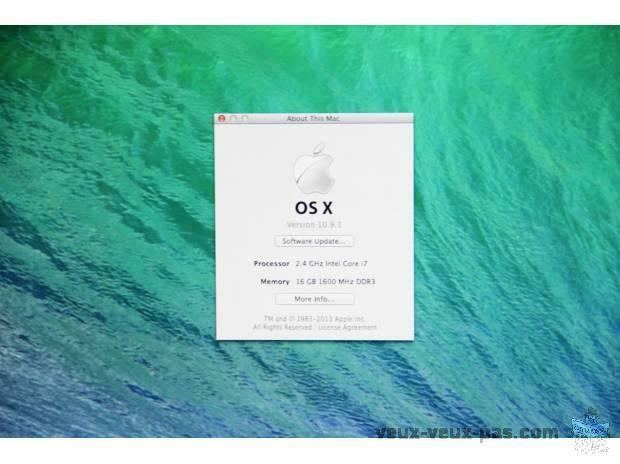 Apple MacBook Pro 17 Laptop 2.4Ghz Quad Core i7 ~ 16 Go