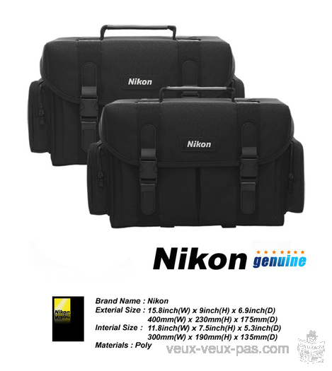 NIKON New Camera BlackBag BigBag DSLR / SLR . NEW MODEL
