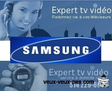 Réparation de téléviseurs Samsung