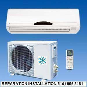 REPARATION INSTALLATION air climatisé Thermopompe air conditioner climatiseur ac split systems