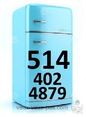 Reparation Refrigerateur Vaudreuil 514 402-4879 laveuse secheuse Washer Fridge Repair