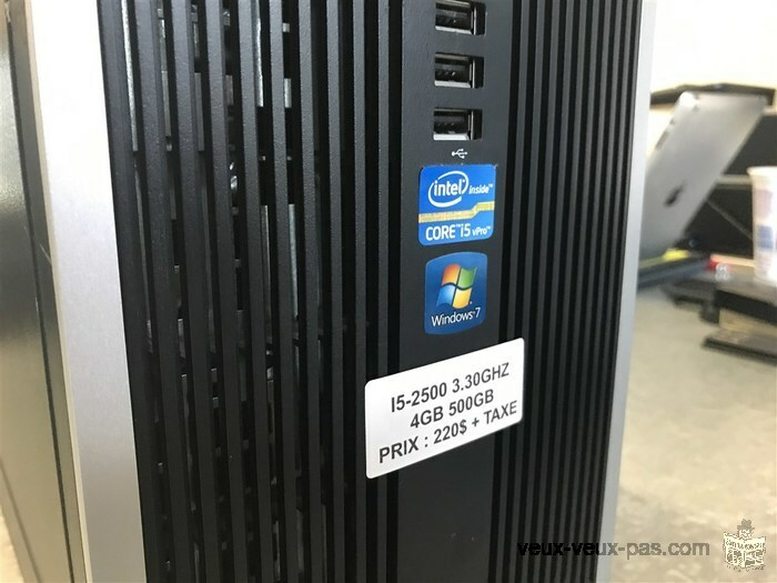 TOUR PC HP COMPAQ 8200 CORE I5-2500 3.30GHZ 4GB 500GB